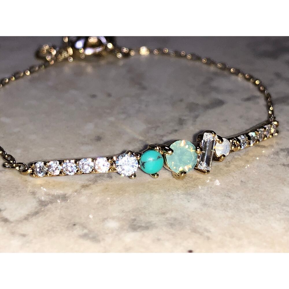 CHLOE + ISABEL petits bijoux turquoise bracelet-B078